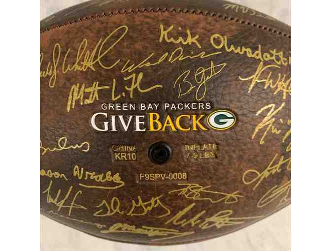Green Bay Packers 2019 Squad Autographed Football