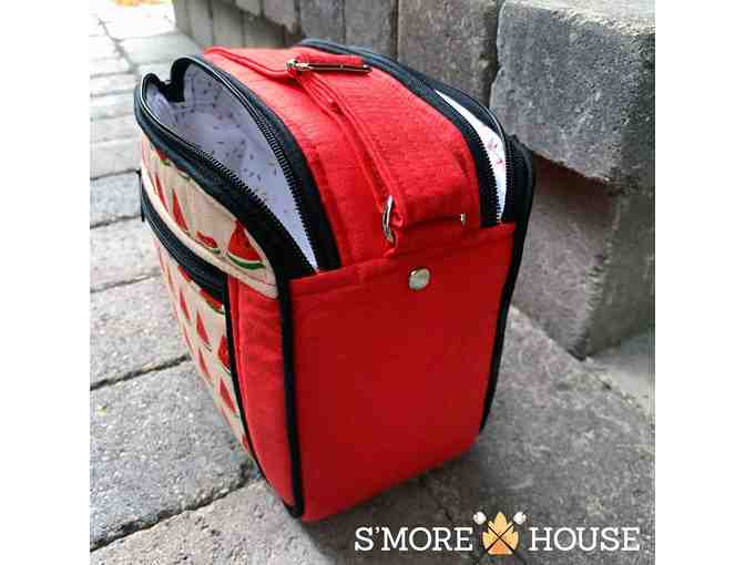 Double Zip Crossbody Watermellon Bag