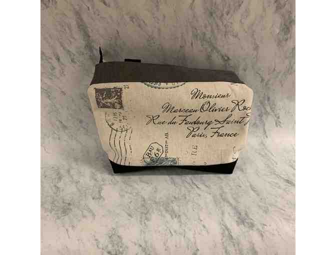 Handcrafted Parisian Themed Purse/Travel Bag