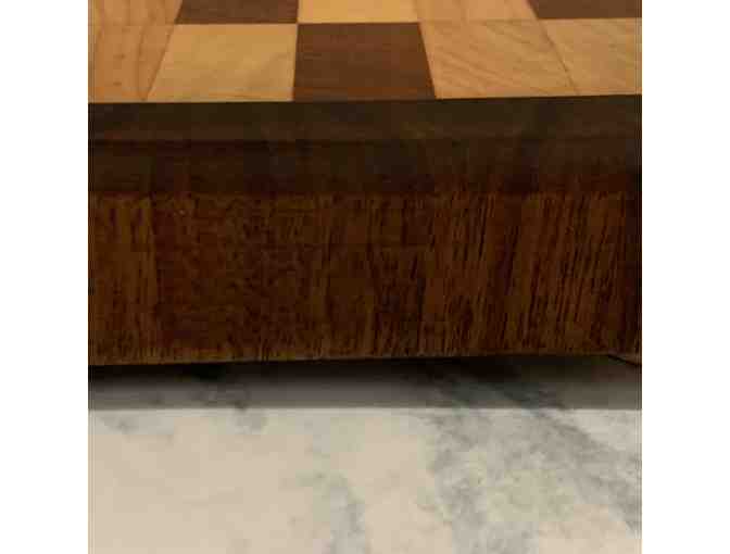 Handmade Checkered Pattern Wood Cutting Board