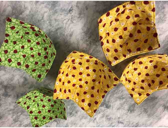 Green and Yellow Ladybug Handmade Bowl/Pan Dividers