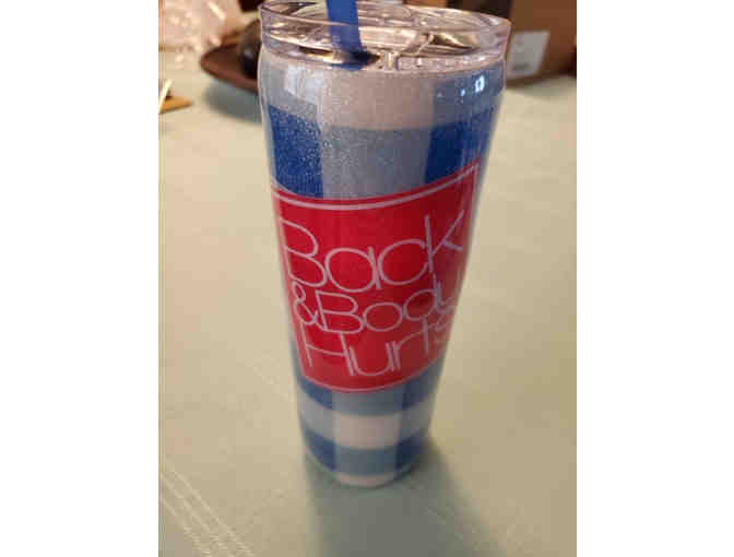 "Back and Body Hurts" 20 oz Insulated Tumbler - Photo 1