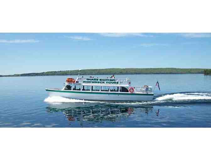 2 Adult Tickets for Pictured Rocks Glass Bottom Shipwreck Tours