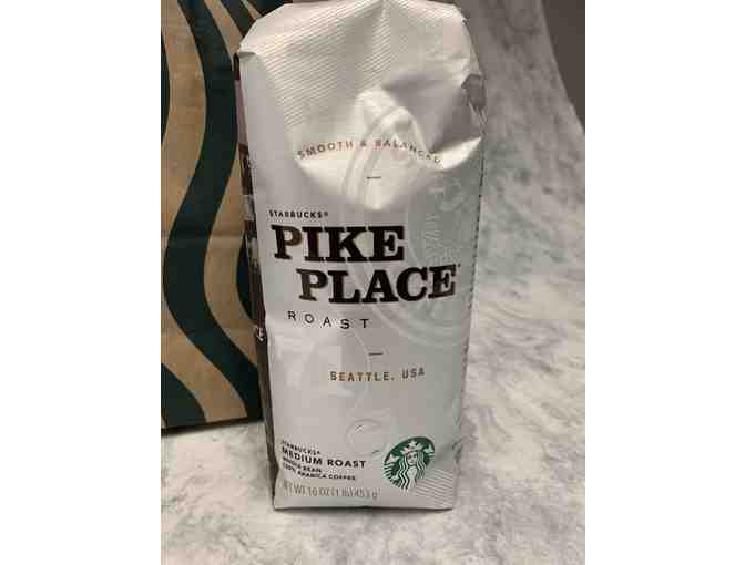 Starbucks Pike Place Coffee &amp; Dark Blue Fade Travel Mug - Photo 2