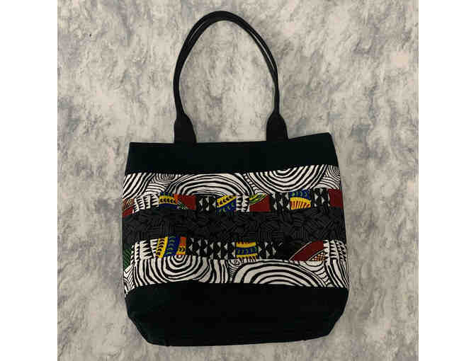 Artistic Black Canvas Bag