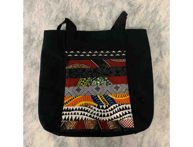 Artistic Black Canvas Bag - Photo 2