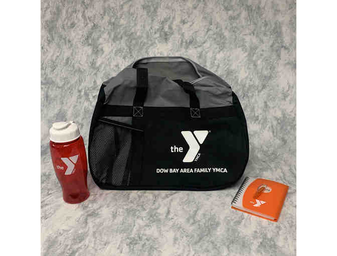 One Month Household Membership to Dow Bay Area Family YMCA with Bag