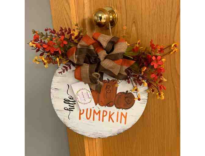 'Hello Pumpkin' Door Hanger