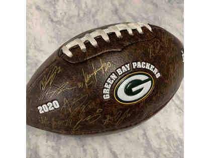 Green Bay Packers 2020 Squad Autographed Football
