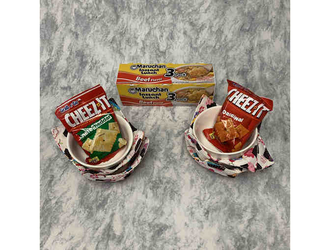 Cupcake Handmade Bowl/Pan Dividers with Snacks