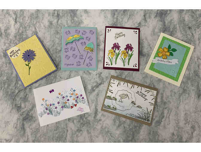 Six Pack of Handmade Birthday Cards