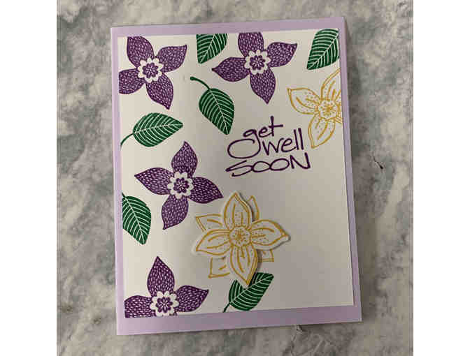 Three Pack of Handmade Get Well Soon Cards