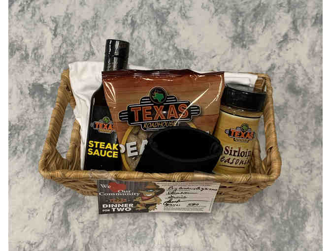 Texas Roadhouse Dinner for Two and Gift Basket