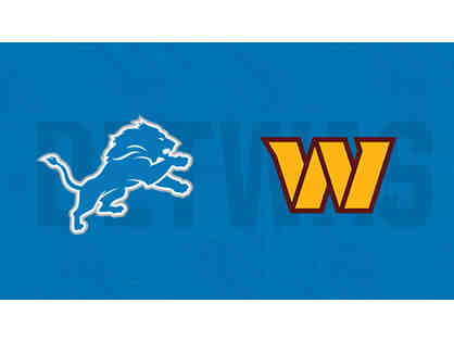 Five Tickets: Detroit Lions vs. Washington Commanders Lower Sideline