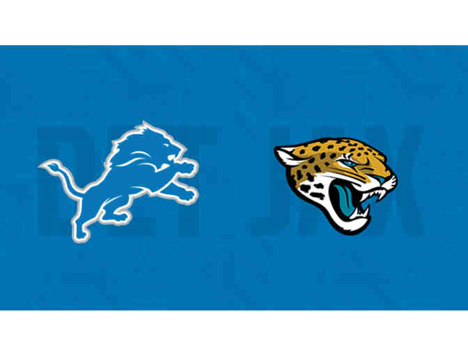 Five Tickets: Detroit Lions vs. Jacksonville Jaguars Lower Sideline