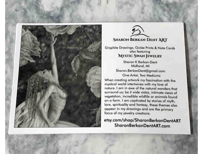 Trillium Flower Faerie Pendant