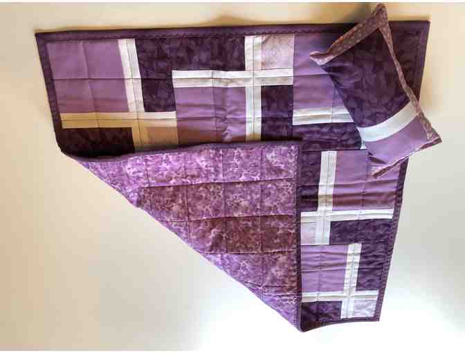 Quilted Doll Pillow & Quilt