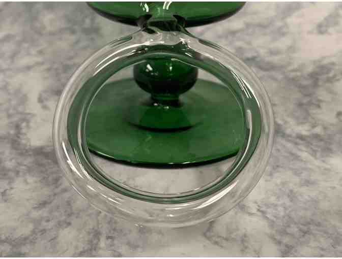 Handblown Green Glass Mug