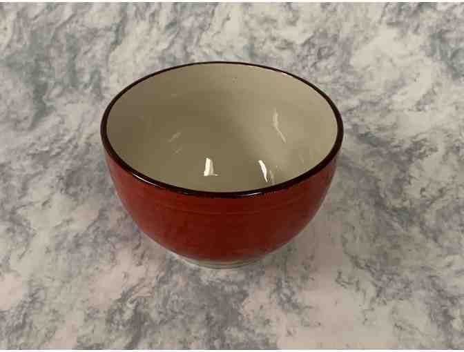 M&M Themed Handmade Bowl/Pan Dividers with Soup & Crackers