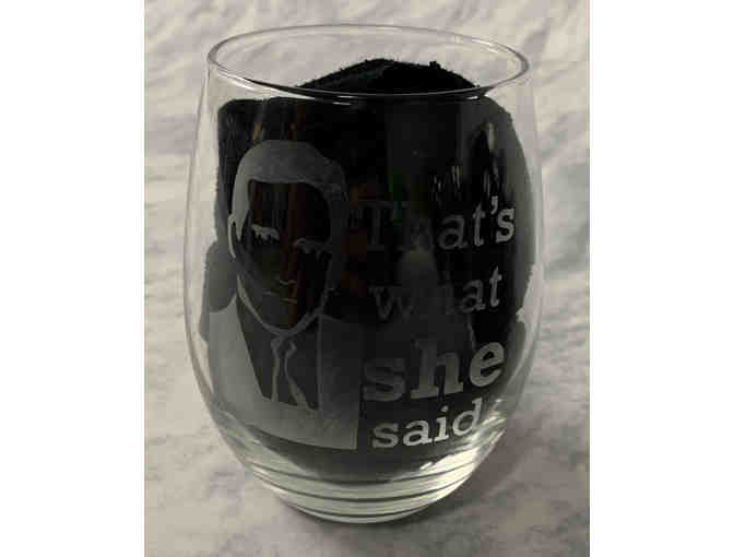 'The Office' Themed Stemless Wine Glasses