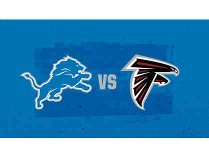 Five Tickets: Detroit Lions vs. Atlanta Falcons Lower Sideline