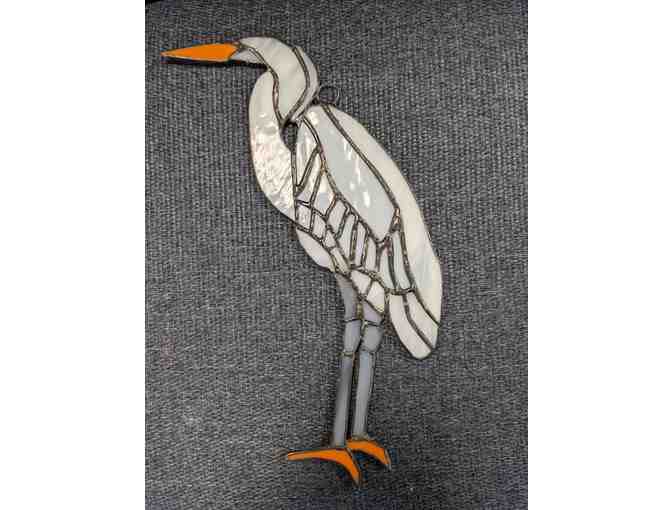 Set of 4 Stained Glass Waterbirds