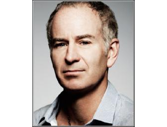 Tennis hat signed by John McEnroe