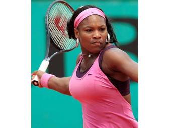 Tennis shoe signed by Serena Williams