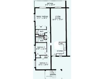 Cocoa Beach 3-Bedroom Condo