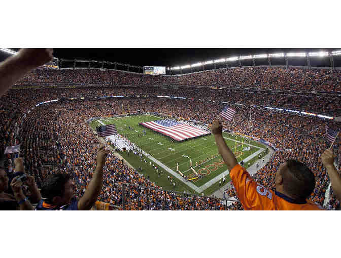 Lot 107 is a certificate to take part in a Broncos pre game flag ceremony - Photo 1