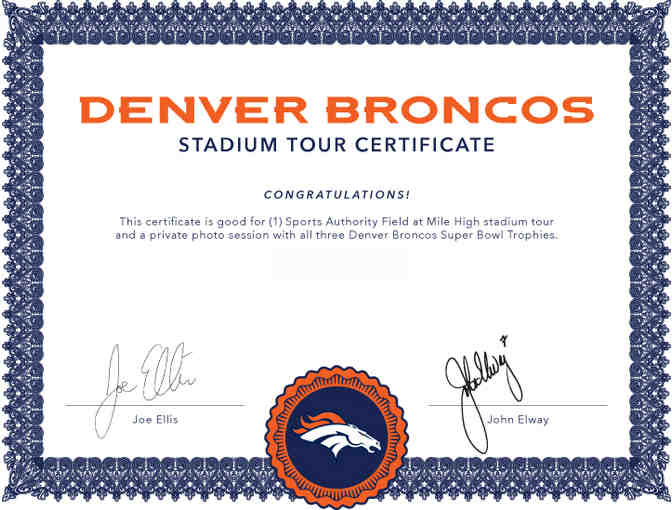 VIP behind the scenes tour of the Denver Broncos Mile High Stadium for up to 15 people - Photo 8