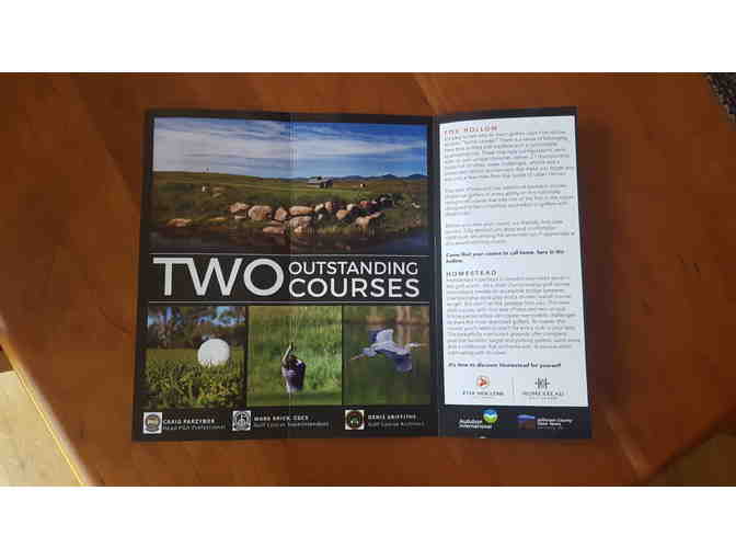 Fox Hollow/Homestead Golf Course twosome with cart