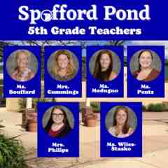 Spofford Pond School 5th Grade Teachers - Ms. Bouffard, Mrs. Cummings, Ms. Medugno, Ms. Pentz, Mrs. Philips, Ms. Wiles-Stasko