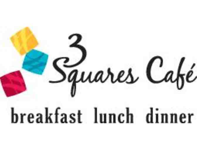 $25 Gift Certificate for 3 Squares cafe
