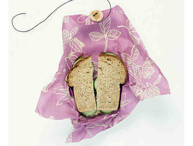 Bee's Wrap Sustainable Food Storage: 2 Sandwich Wraps