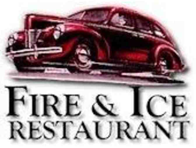 $50 Gift Certificate - Fire and Ice restaurant, Middlebury,VT