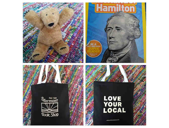 Children's Books, Vermont Book Store Canvas Tote and Teddy Bear!