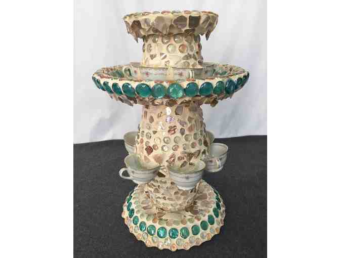 Mosaic Bird Bath/Bird Feeder * First Grade * Lewandowski