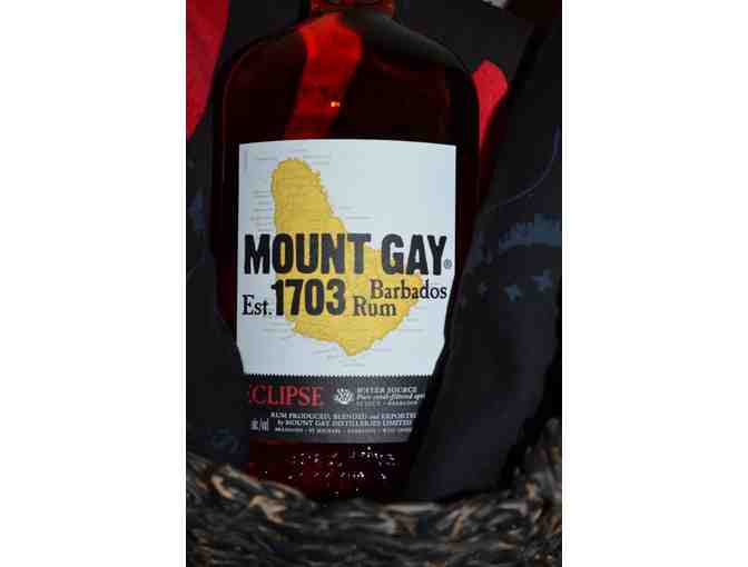 Mount Gay Rum Basket