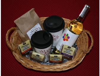 'Rise and Wine' gourmet basket