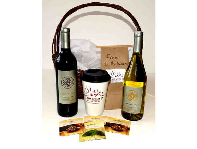 Rise and Wine Gourmet Basket