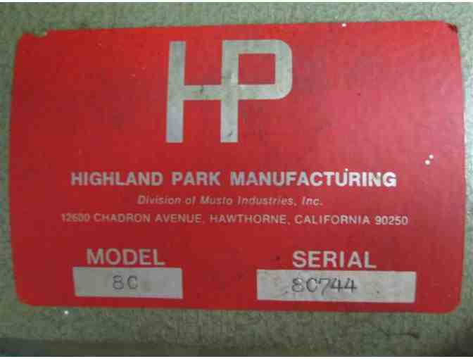 Highland Park Model 8C, Jeweler Grade Rock Tumbling Equipment...Check This Out!