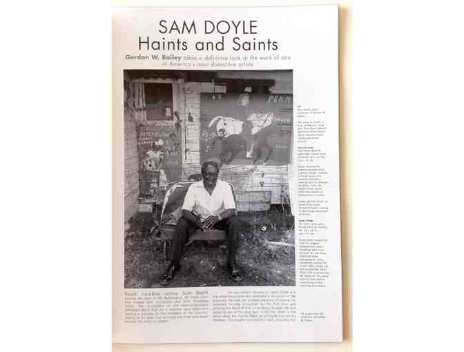 Nationally Recognized, Folk Artist Sam Doyle-Framed Print