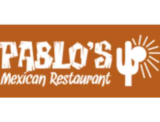 Pablo's Mexican Restaurant $25 Gift Card - Photo 1
