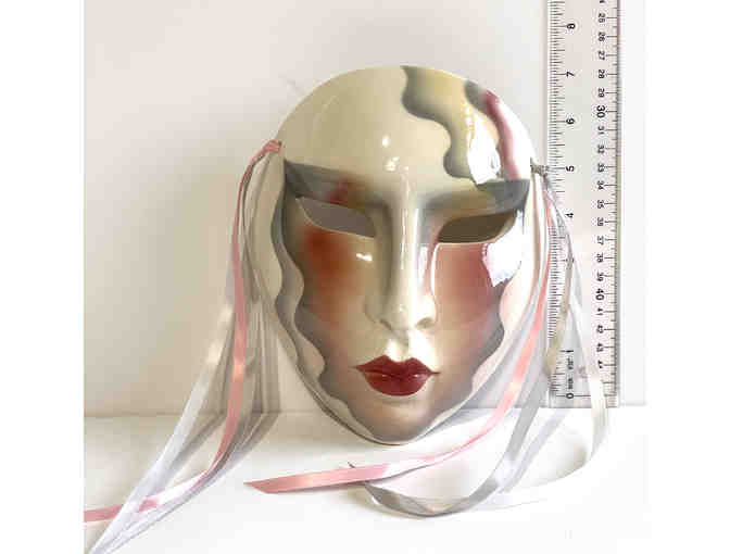 Clay Art Mask. Carnival Mask