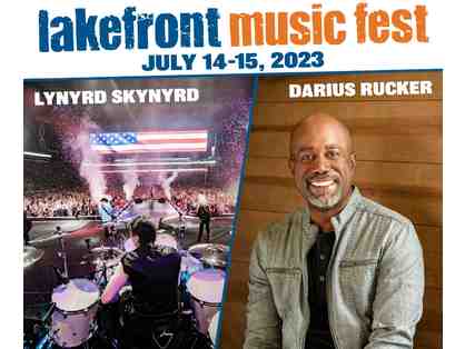 Prior Lake 2023 Lakefront Music Fest Tickets 2 Tickets per night