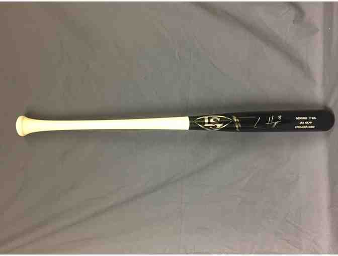 Autographed Game Bat by Chicago Cubs Rookie Ian Happ