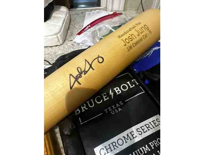 Josh Jung SIGNED Marucci Bat- RARE item!