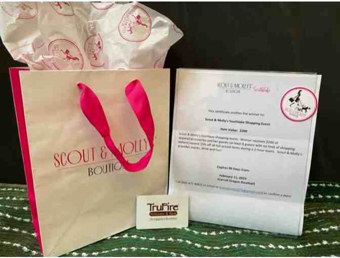 Scout and Molly's Ladies Private Shopping Experience plus Dining at Tru fire