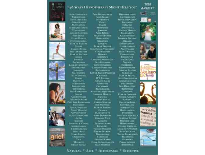 FOUR CUSTOMIZED HYPNOTHERAPY SESSIONS